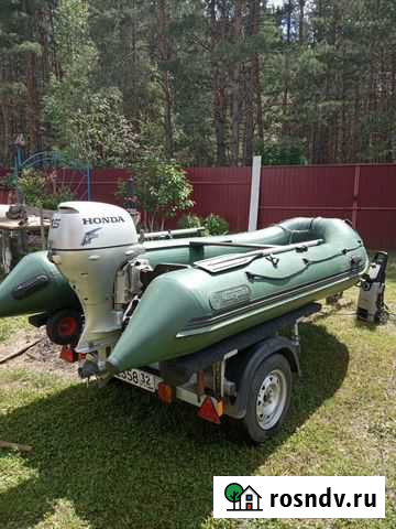 Лодка Навигатор-360 + Хонда 15 + прицеп Брянск - изображение 1