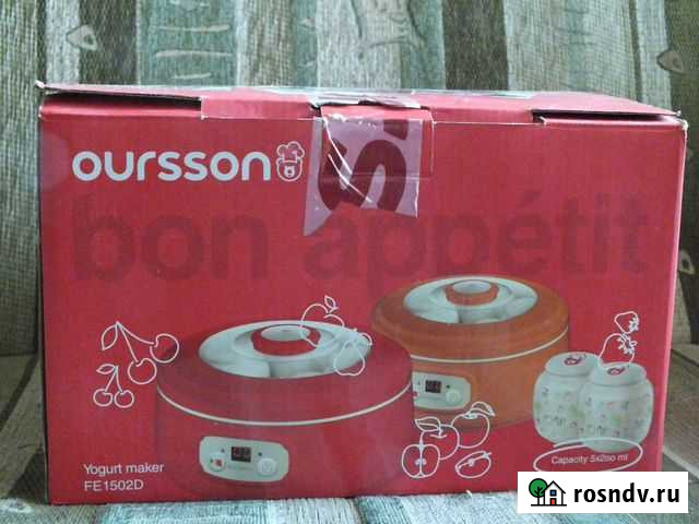 Йогуртница oursson FE1502D Дубна - изображение 1