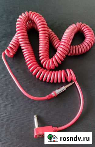 Гитарный шнур Vox. Красный Лыткарино - изображение 1