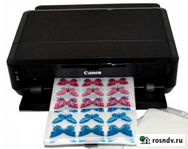 Съедобная печать, печать на сахарной и вафельной б Нижний Новгород - изображение 1