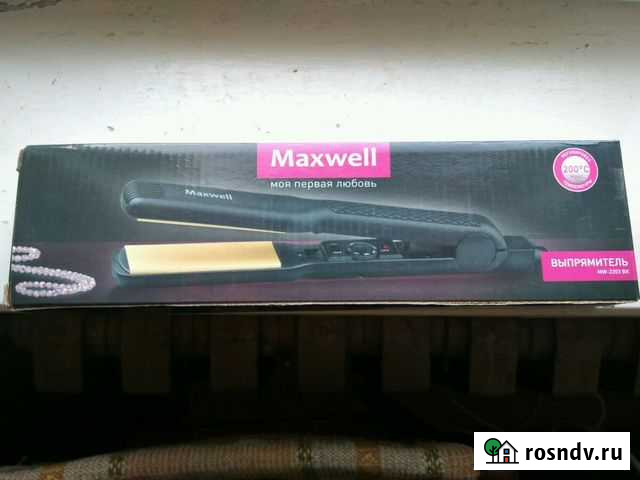 Выпрямитель для волос Maxwell новый Чебоксары - изображение 1