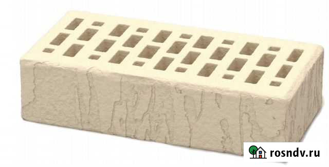 Кирпич одинарный бежевый кроста Солянка - изображение 1