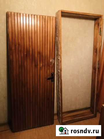 Дверь входная деревянная с коробкой Тамбов - изображение 1