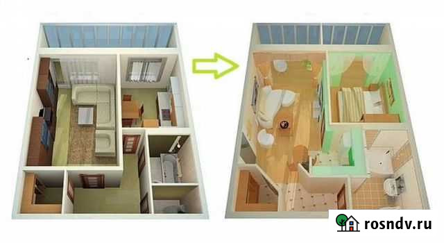 Перепланировка квартир. Составление актов Петрозаводск - изображение 1