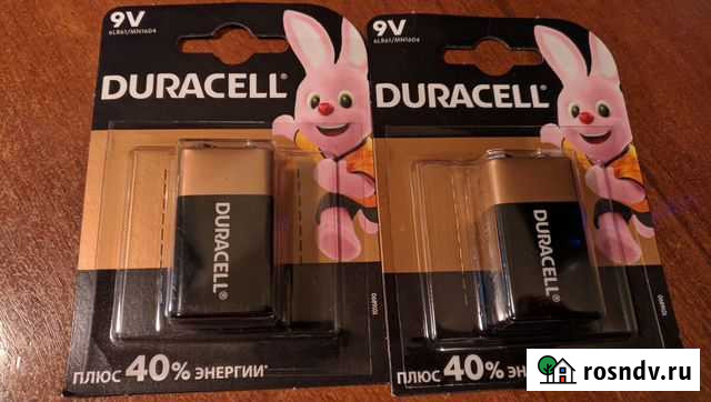 Крона Duracell 9V Хотьково - изображение 1