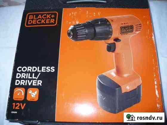 Дрель-шуруповерт black & decker CD121K-RU, 1.3Ач Волжский