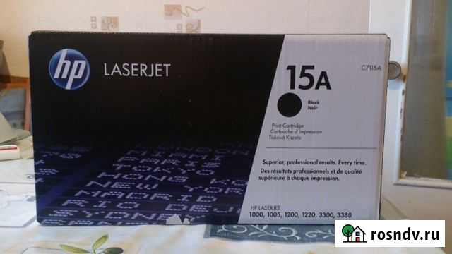Картридж лазерный HP 15A (C7115A) Осинники - изображение 1