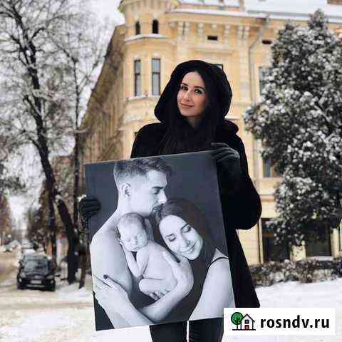 Портрет на холсте по фото Санкт-Петербург