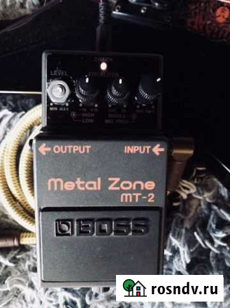 Педаль эффектов Metal zone MT2 Магнитогорск - изображение 1