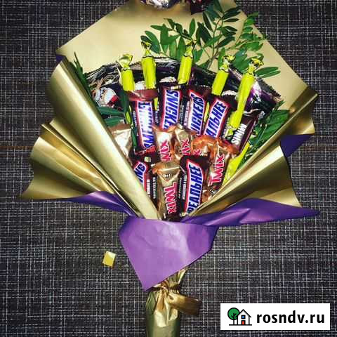 Съедобный Шоколадно-Конфетный Букет Советск - изображение 1