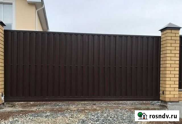 Откатные ворота Октябрьский - изображение 1