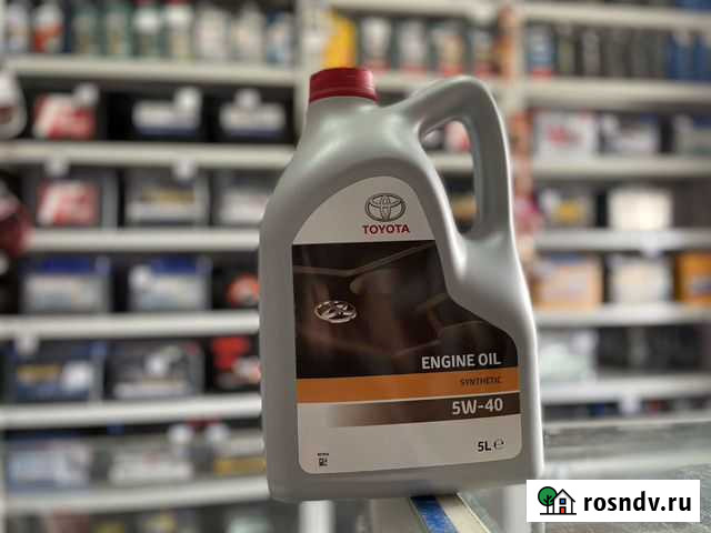 Синтетическое моторное масло toyota 5W40 SL/CF A3 Ростов-на-Дону - изображение 1