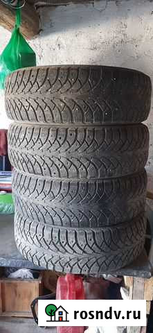 Продам комплект зимней резины R15 б/у Сибай - изображение 1