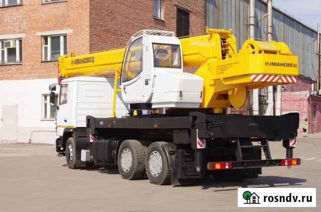 Заказать автокран Ивановец 25 тонн Балашиха - изображение 1