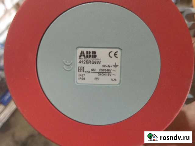 Розетка 3-х фазная,125 ампер,новая Слободской - изображение 1