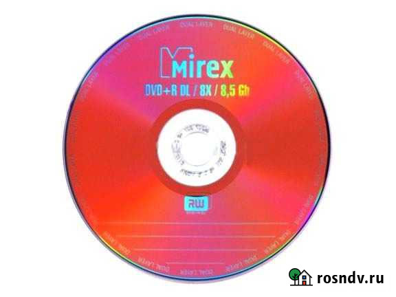 Диск DVD+R Mirex 8.5 Gb 8x Бум. конверт (1) Dual L Набережные Челны - изображение 1