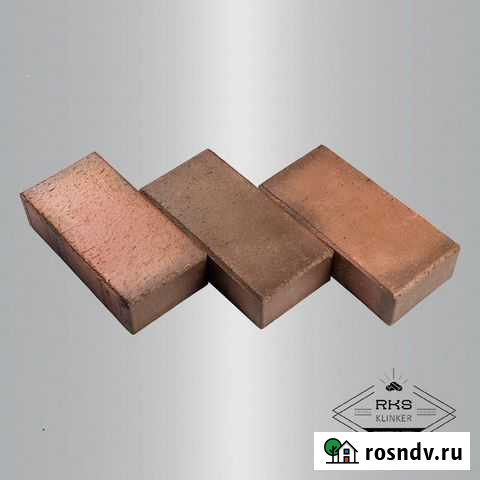 Клинкер тротуарный терракотовый флешинг Висбаден Короча - изображение 1