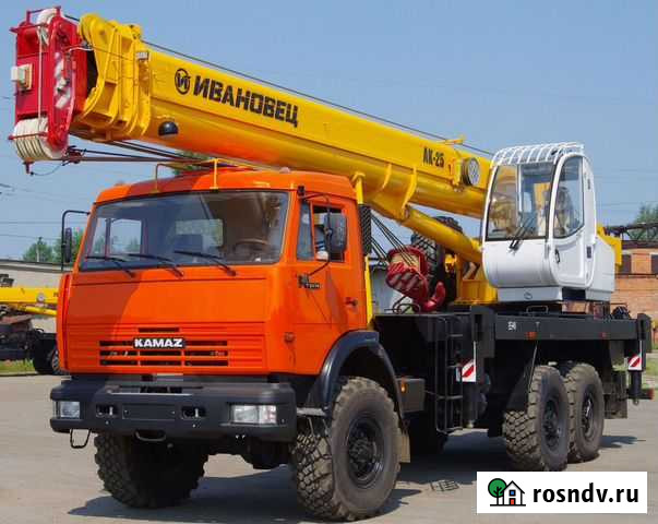 Услуги автокрана 25 тонн с пропуском Нижневартовск - изображение 1
