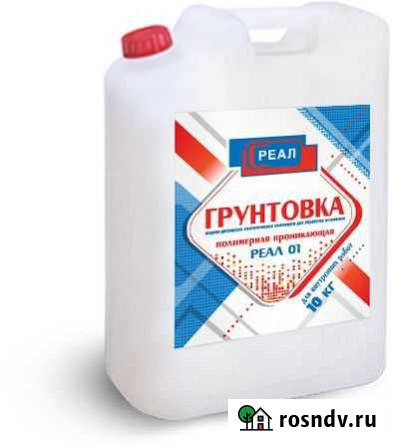Грунтовка реал 01 полимерная 10л Шлиссельбург - изображение 1