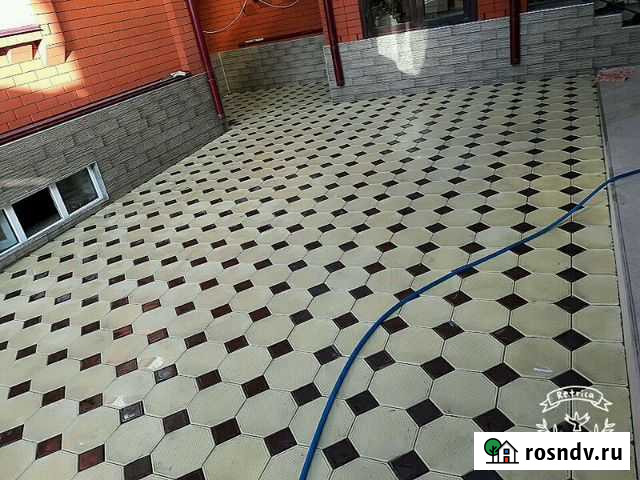 Укладка тротуарной плитки на вибро плите Хасавюрт - изображение 1