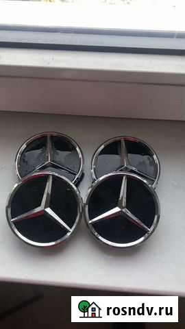 Колпачки на литые диски mercedes. Возможен торг Петрозаводск - изображение 1