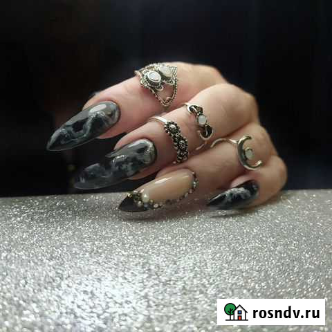 Маникюр наращивание ногтей гель лак Тверь - изображение 1