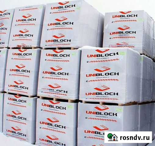 Газобетон газосиликат Униблок Нефтекамск от 30 куб Нефтекамск - изображение 1