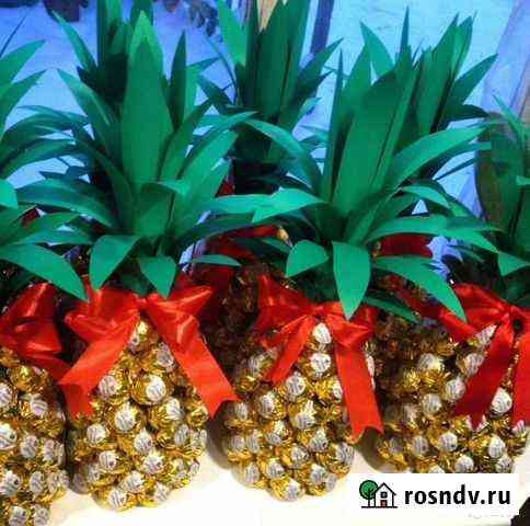 Ананасы из конфет Дмитров