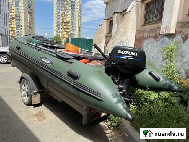 Лодка пвх 450 и мотор Suzuki DT30 ES Ижевск - изображение 1