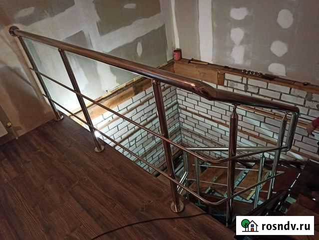 Перила, поручни, ограждения из нержавеющей стали Лысково - изображение 1