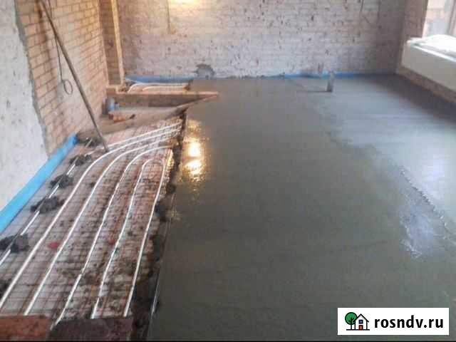 Стяжка пола, отмостка, наливной пол, демонтаж Таганрог - изображение 1