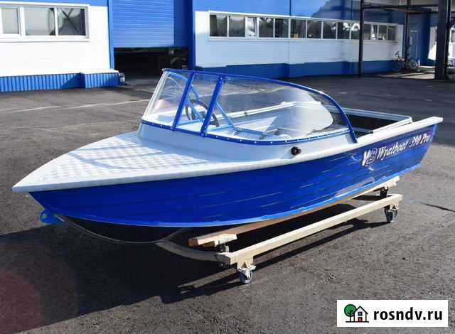 Новая алюминиевая моторная лодка Wyatboat 390 Pro Якутск - изображение 1