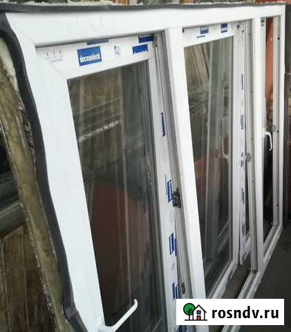 Новое пластиковое трёхстворчатое окно Deceuninck Старая Купавна - изображение 1