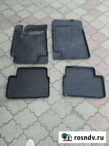 Автомобильные коврики резиновые в hundai Solaris Саки - изображение 1