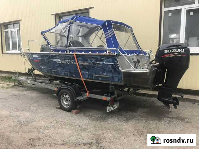 Моторная лодка Беркут 510,мотор Suzuki DF90ATL Чебоксары - изображение 1