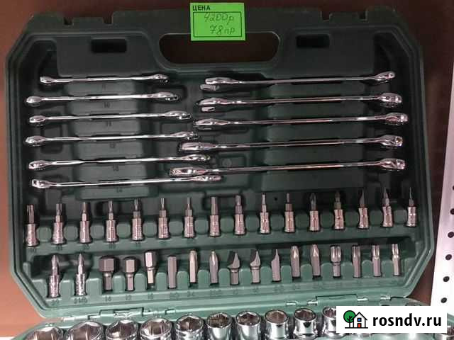 Набор инструментов 78 предметов Брянск - изображение 1