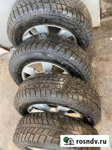 Литые диски r17 с резиной Новозыбков - изображение 1