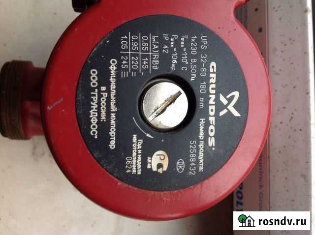 Насос циркуляционный Grundfos 32-80(для отопления) Терек - изображение 1