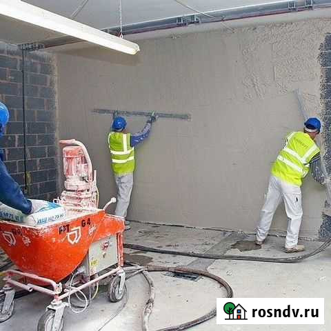 Механизированная штукатурка стен и стяжка пола Тверь - изображение 1