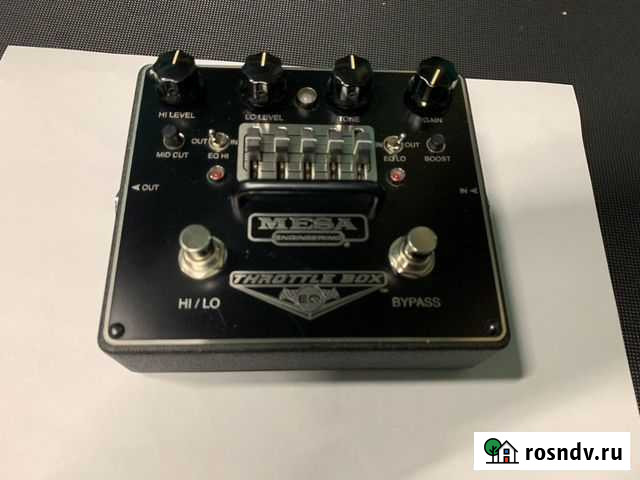 Гитарная педаль Mesa Throttle Box EQ Сочи - изображение 1