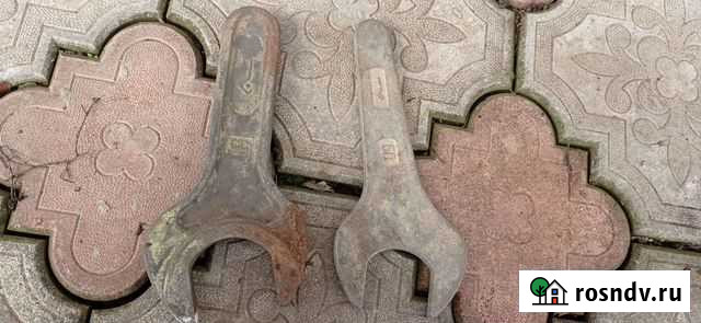 Рожковые односторонние и ступичные ключи, набор Комсомолец - изображение 1