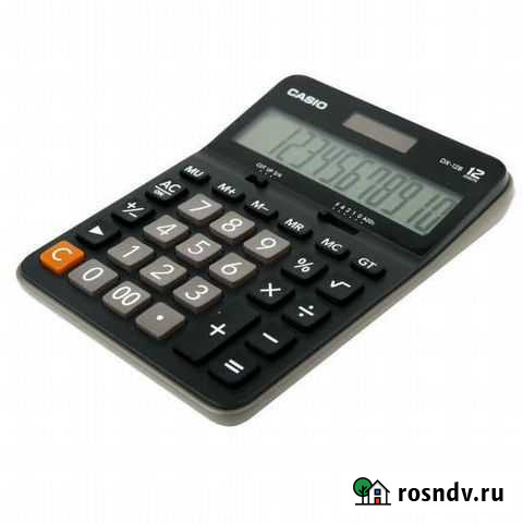Калькулятор Casio DX-12B-W-EC Мурино - изображение 1