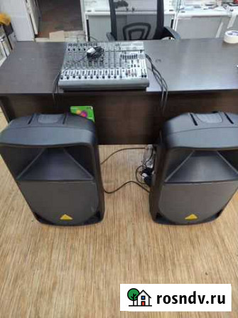 Колонки Behringer B115D + Behringer Xenyx 1832FX Балашов - изображение 1
