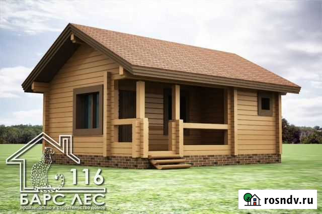 Сруб профилированный брус 7 х 5,5 с мансардой Зеленодольск - изображение 1
