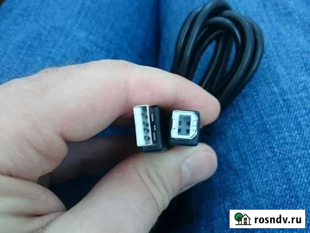 Кабель USB (цвет черный ) Для принтера Раменское - изображение 1