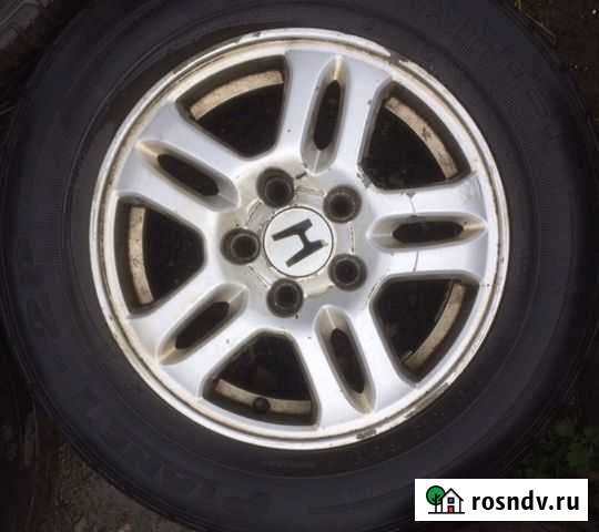 Диски литые honda r15 5x114.3 комплект Вологда - изображение 1