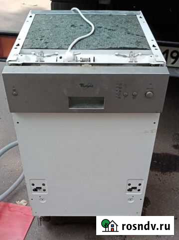 Рабочая Посудомоечная машина Whirlpool 45 см Санкт-Петербург - изображение 1