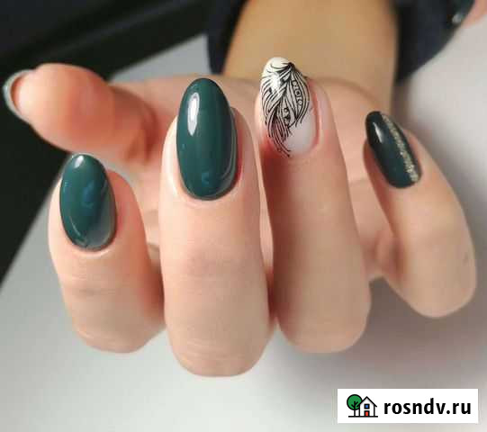 Маникюр с покрытием гель лак, наращивание ногтей Самара - изображение 1