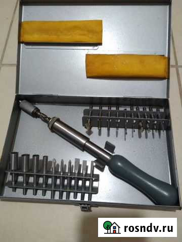 Отвертка реверсивная с принадлежностями СССР новая Красноярск - изображение 1