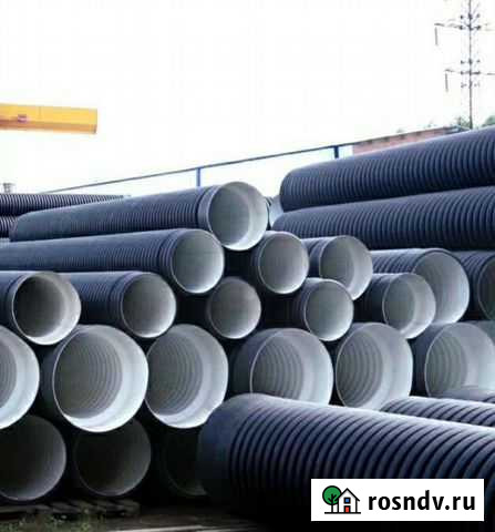 Труба в канаву на заезд Лаголово - изображение 1